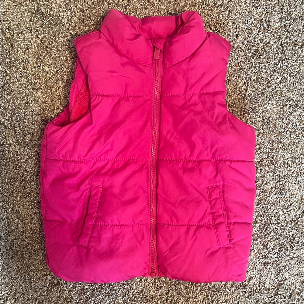 Old Navy Kids Pink Puffer Vest